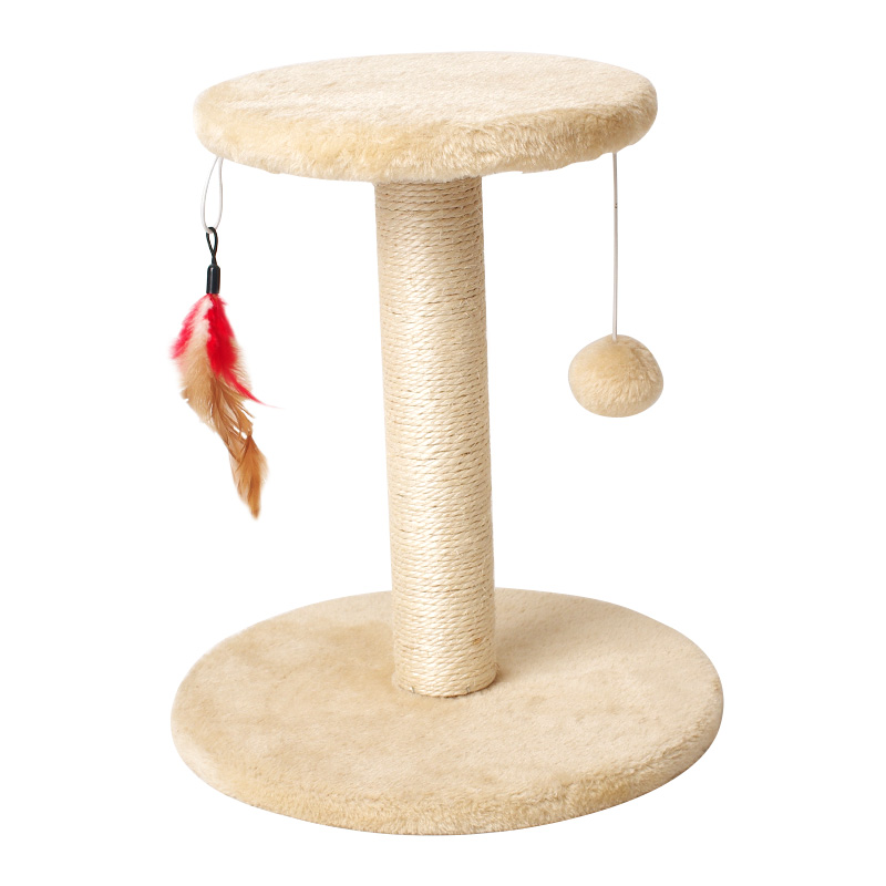 MH03 Single-Color Jumping Platform Sisal Bench Cat Tree