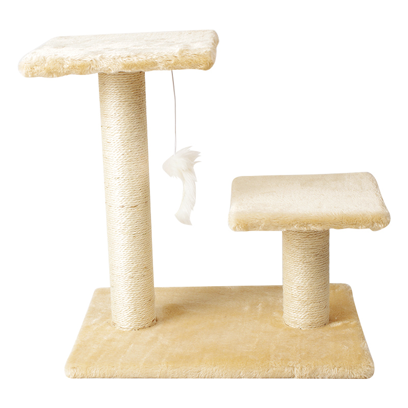 Double Platform Double Column Cat Tree